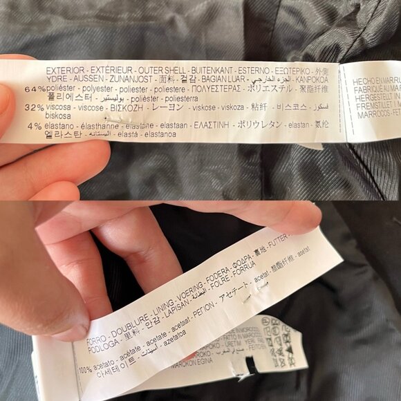 NWT Zara Tailored Double-Breasted Blazer with Gold Buttons S - Picture 13 of 16